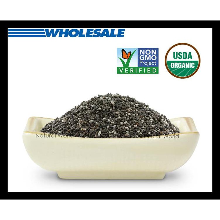 

Organic Black Chia Seeds ( Chia Seed Mexico Organik ) 1 Kg Terjamin