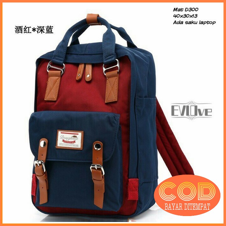 [Art. 370328] Justice Girls Double Handle Glitter Mini Backpack - OO558 Backpack Doughnut Tas Rans