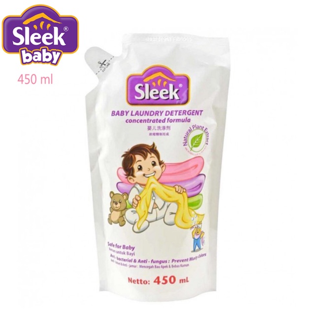 Sleek baby Laundry Detergent 450ml Refill