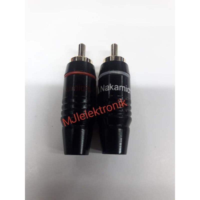 Jek mic Nakamichi Hitam Jack Microphone Ori