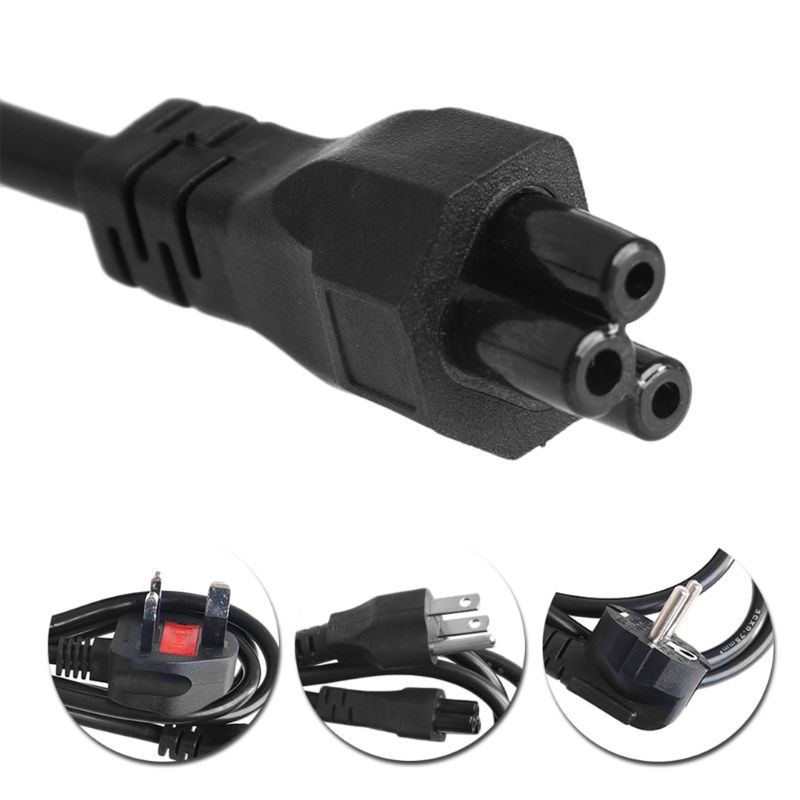 Btsg 1.5M AC Power Cord C5 Power Extension Cable Adapter Untuk Notebook Laptop PC Compu