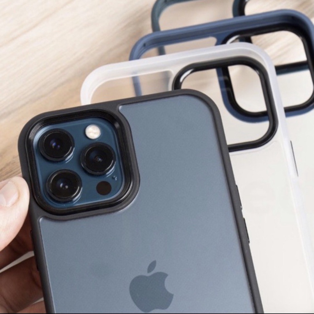 C135 Iphone 11 12 13 PRO MAX Neo Hybrid Matte Silicone Case