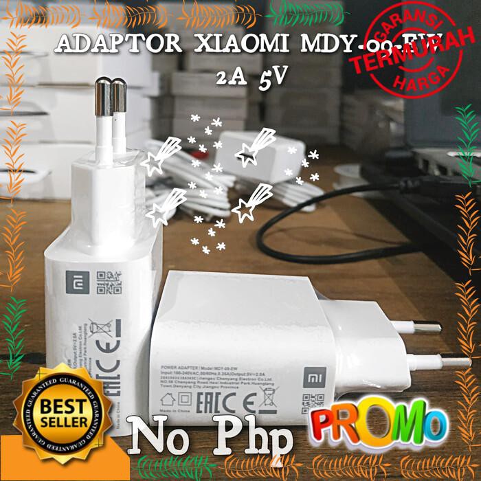 KEPALA CHARGER BATOK ADAPTER XIAOMI 2A ORIGINAL MDY 09 EW