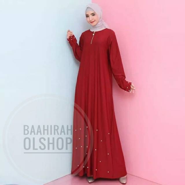 Gamis wanita/gamis jersey/gamis polos/gamis muslim/baju pesta/gamis syar'i/gamis pesta muslim/gamis