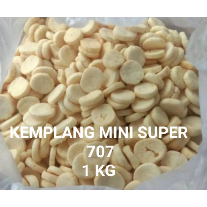 

KEMPLANG KERUPUK MINI SUPER 1KG KHAS PALEMBANG IKAN TENGGIRI KUALITAS NO.1 kemplang kecil