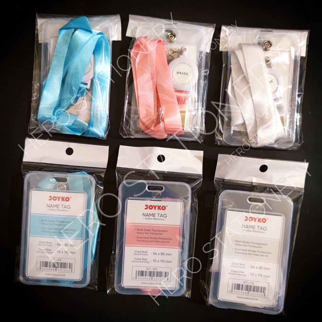 

Joyko elastic rope transparant name tag tali elastis NT-78 NT-79 NT-80