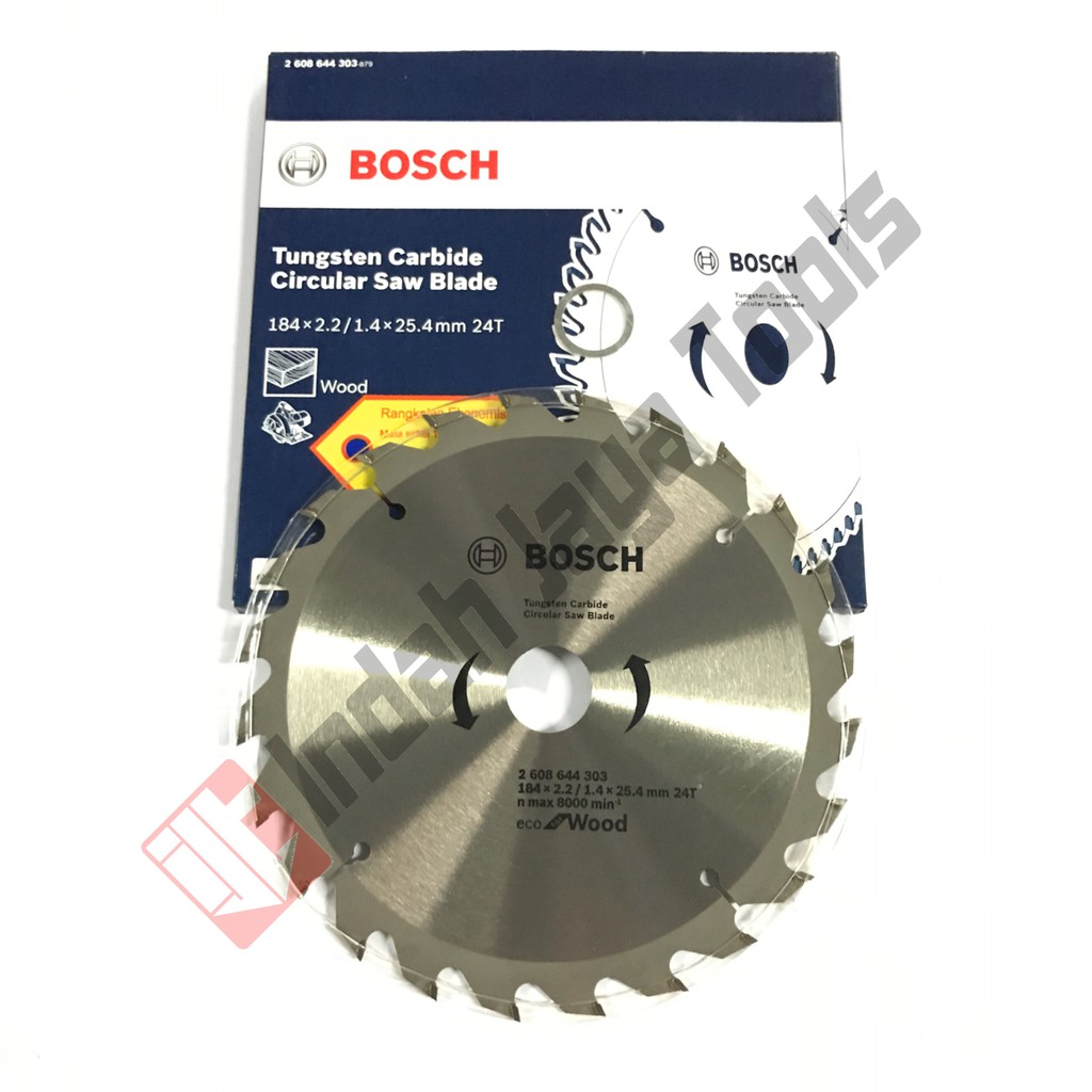 BOSCH 7&quot; x 24T Mata Potong Kayu Circular Saw Blade TCT Pisau Gergaji