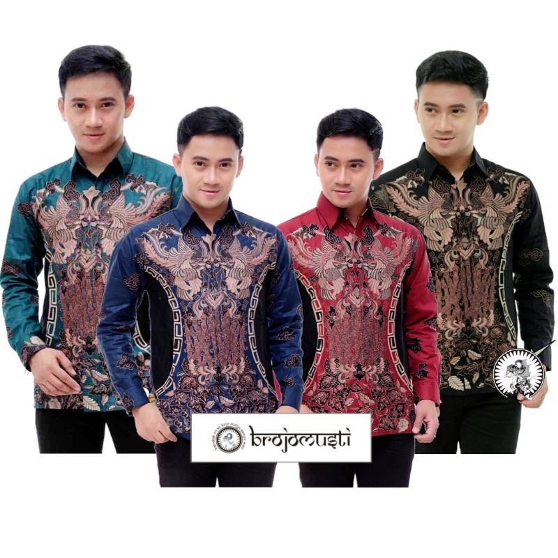 BAJU BATIK PRIA LENGAN PANJANG - batik pria premium - seragam batik kantoran - kemeja batik pria lengan panjang