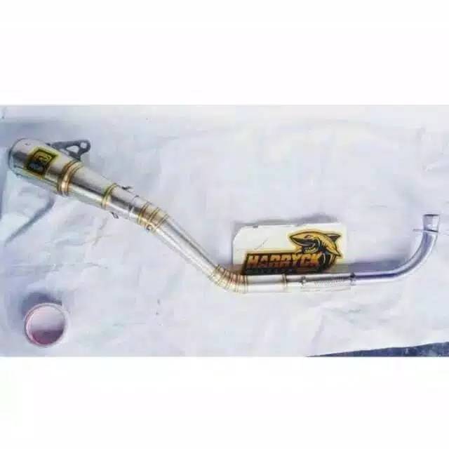 Knalpot racing RCB new kolong buat Jupiter z Vega r Supra125 Revo Shogun Shemes Blade dll