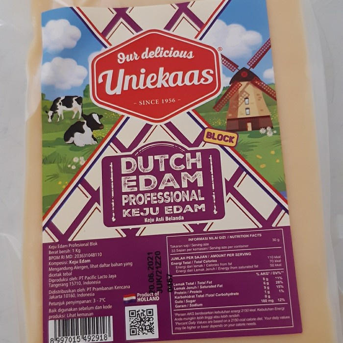 

Ee5041F10 Keju Edam Professional Uniekaas 1Kg 6Gggdddv