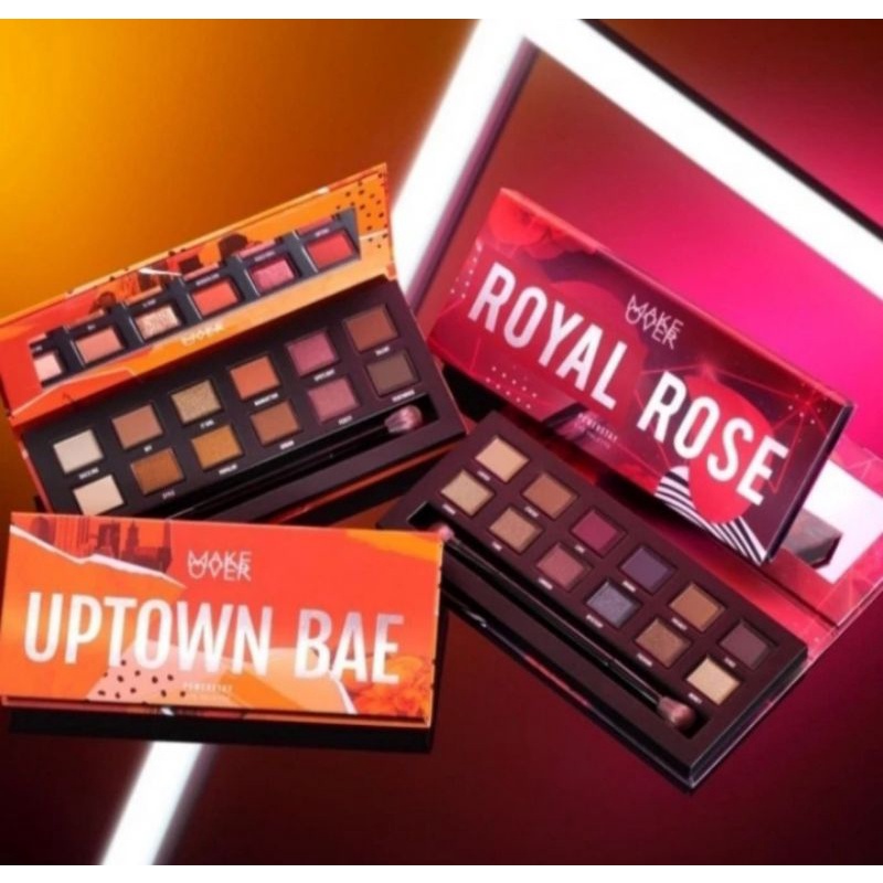 EYESHADOW PALETTE MAKEOVER ROYAL ROSE - EYESHADOW PALETTE MAKEOVER UPTOWN BAE - MAKEOVER EYESHADOW