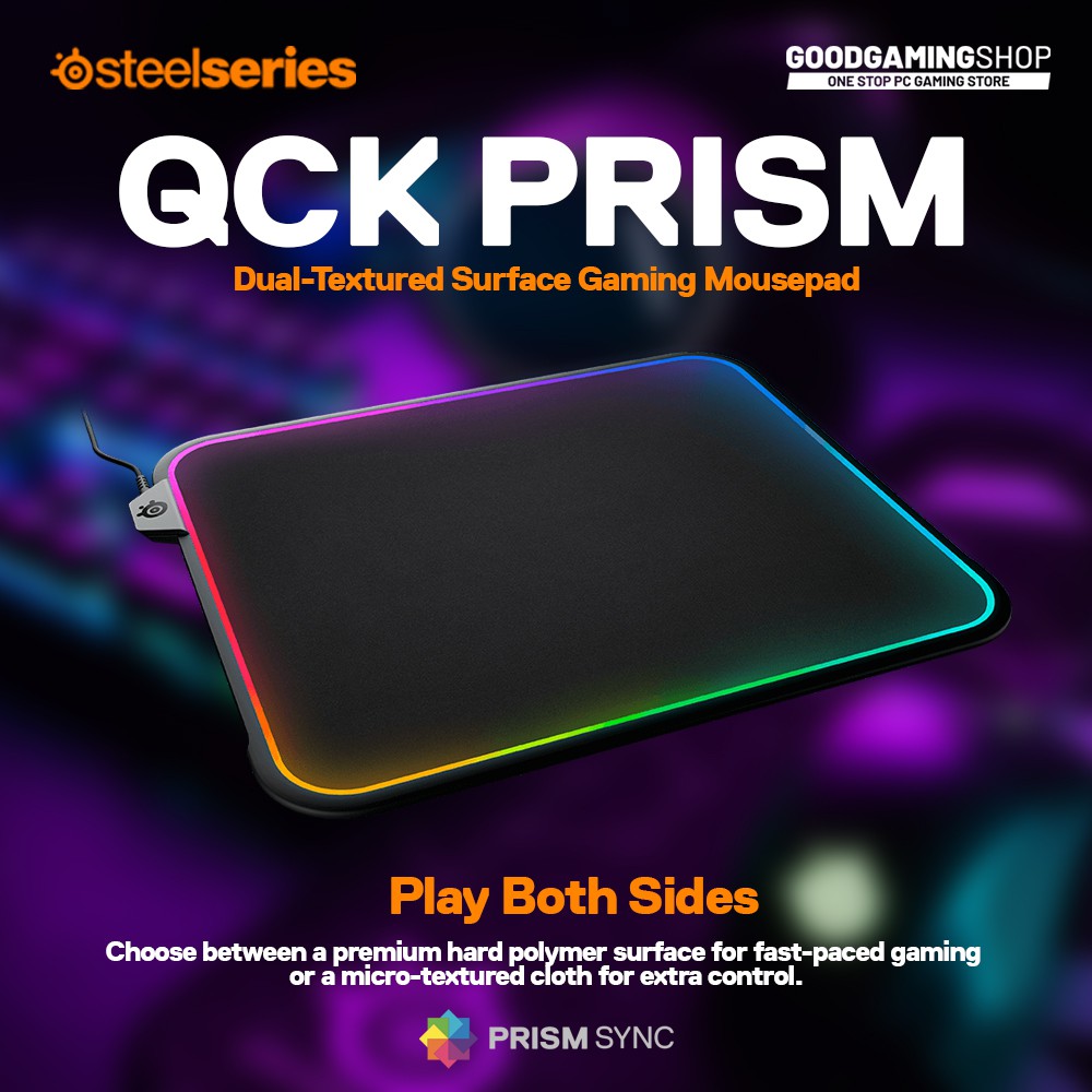 SteelSeries QcK Prism | Shopee Indonesia