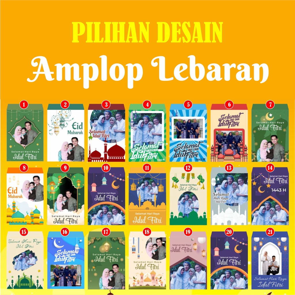 

Amplop Lebaran Custom Angpau Angpao Lebaran Custom Foto dan Nama