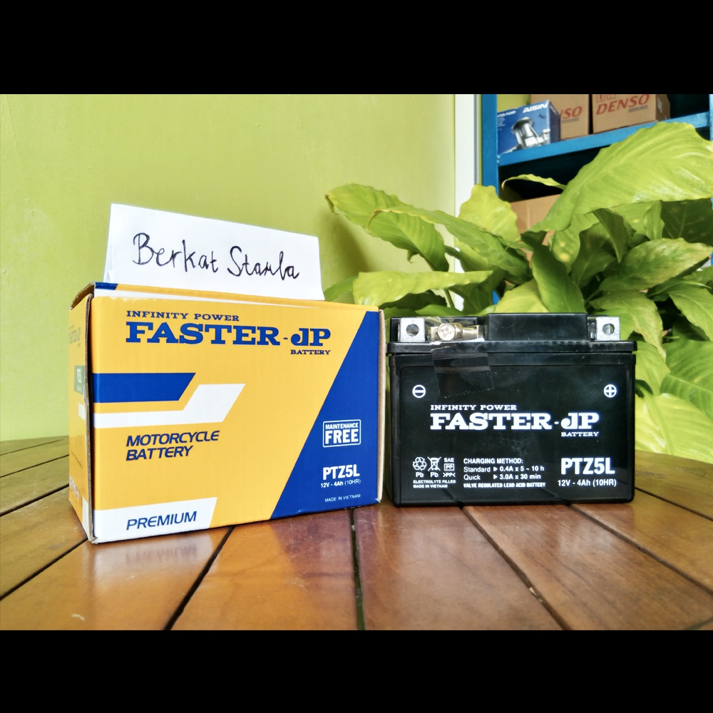 Aki Motor/  Aki 12V/ Aki Faster JP PTZ5L 12V 4Ah