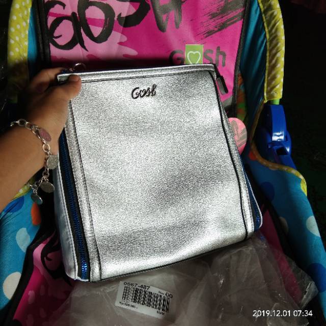 Tas gosh original..art 487 silver n black