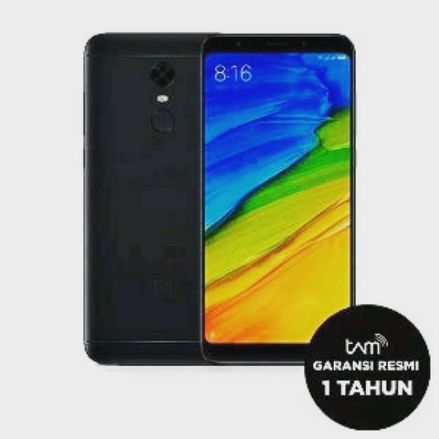 Xiaomi Redmi 5 Plus - 4GB - 64GB BLACK Garansi Resmi TAM