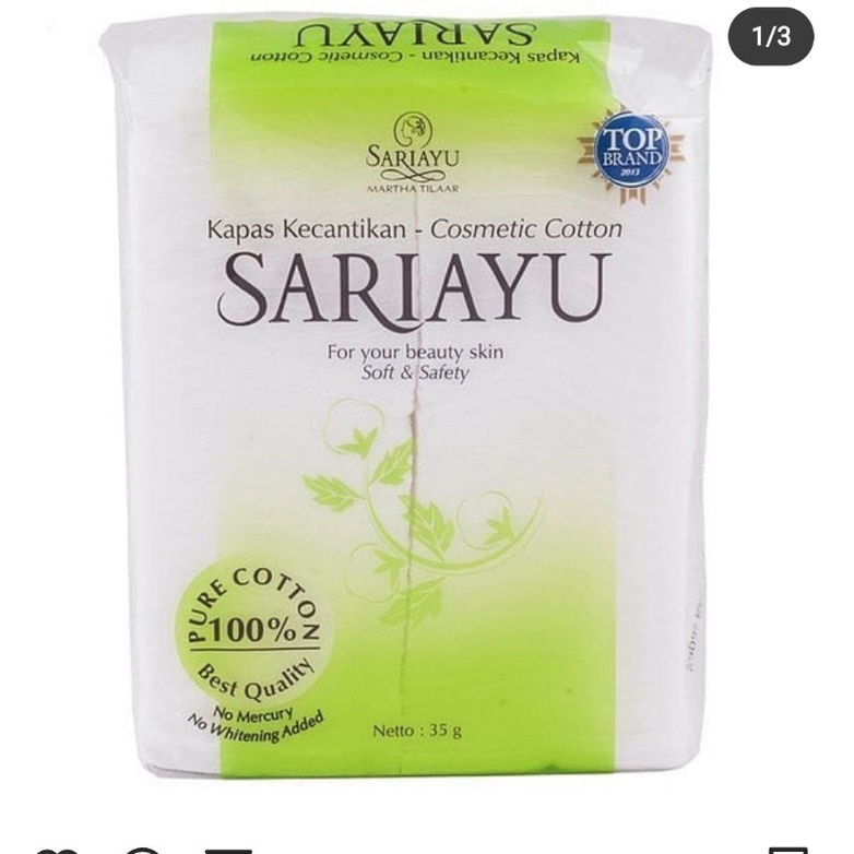 KAPAS SARIAYU KAPAS WAJAH KAPAS PEMBERSIH WAJAH