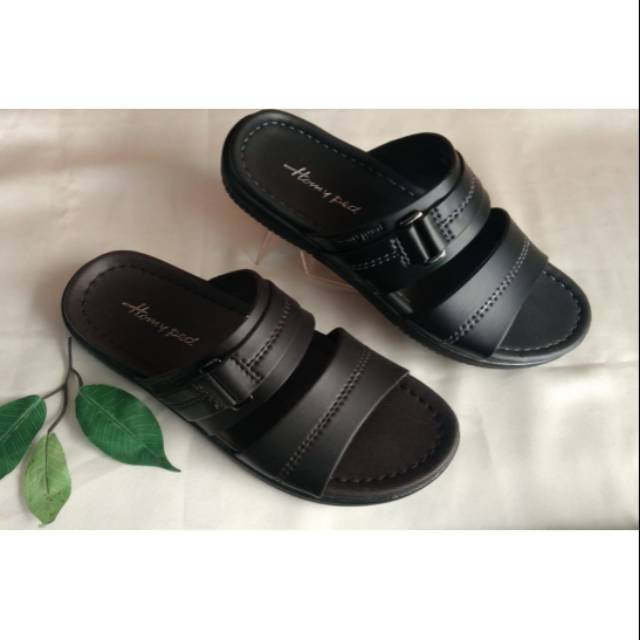 Sandal homyped superstar 02 hitam, coffee