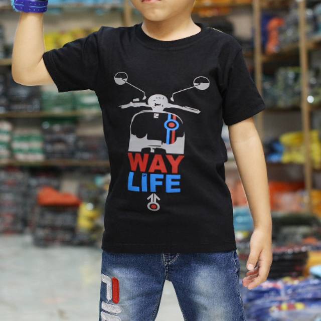 Kaos anak gambar vespa way life keren langsung dari Kaos anak gambar vespa way life keren langsung dari