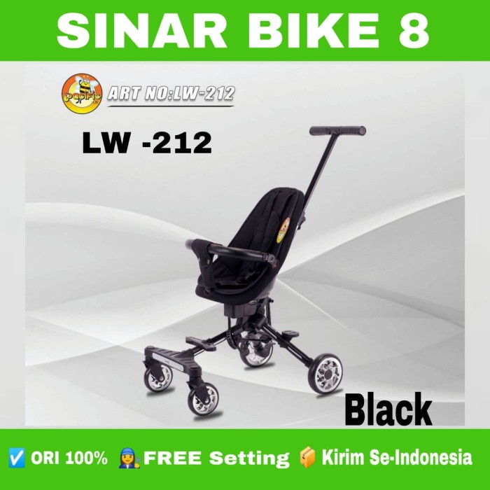 Kereta Dorong Anak Bayi Baby Stoller PACIFIC LW 212 Kursi Putar