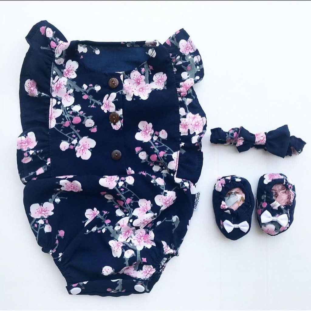 HAMPERS LAHIRAN MANDY VELVET Jumper Baju Sepatu Bandana bayi Anak perempuan gift set lahiran Kado Lucu Murah Terlaris SAKURA