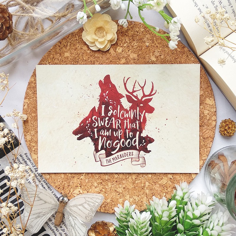 

I solemnly swear - postcard