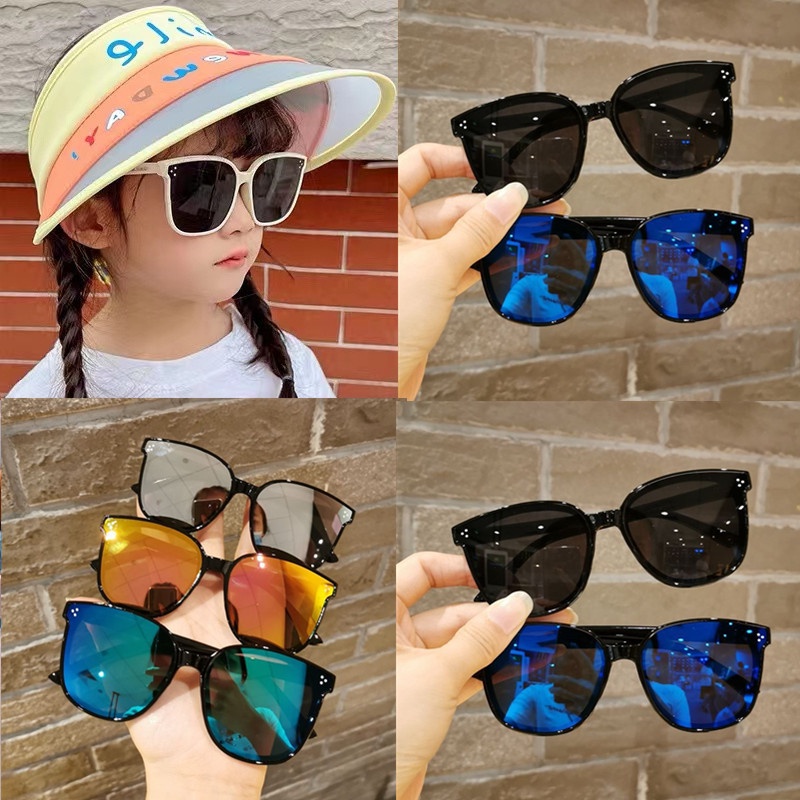 FAB Kacamata Hitam Anak/ Kacamata square anak-anak fashion perlindungan/kacamata bayi lucu