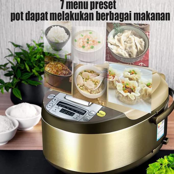 NEW / Rice Cooker Han River Smart Rice Cooker Penanak Nasi 2L Garansi Resmi / BERKUALITAS
