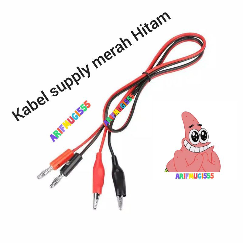 Kabel Cable Supply merah dan Hitam