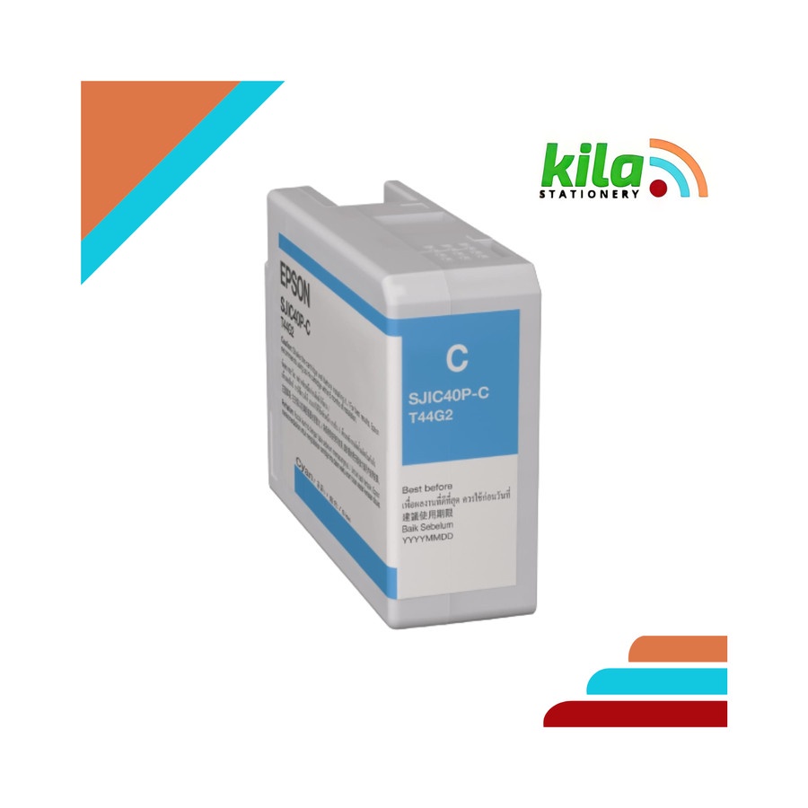 Tinta Epson SJIC40P Cyan = Epson C6550A | C6050P | C6050A | C6550P