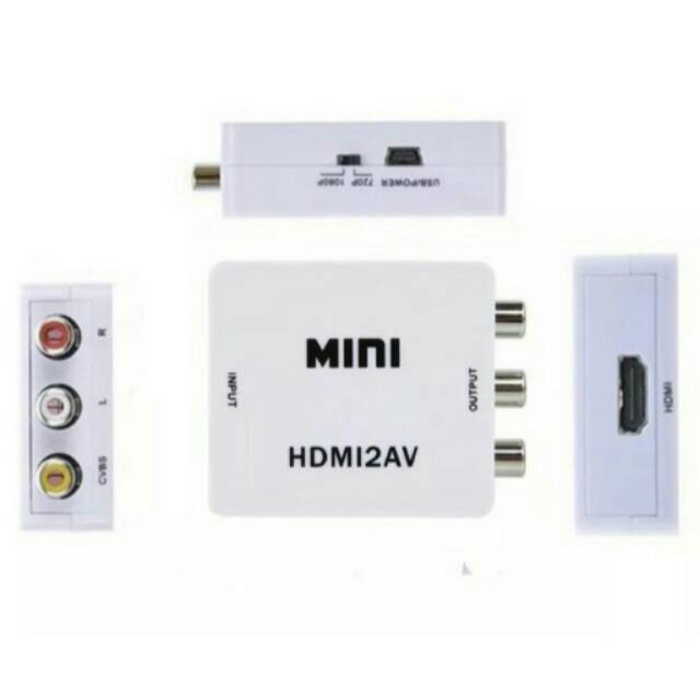 Converter Hdmi female to RCA female full hd 1080p