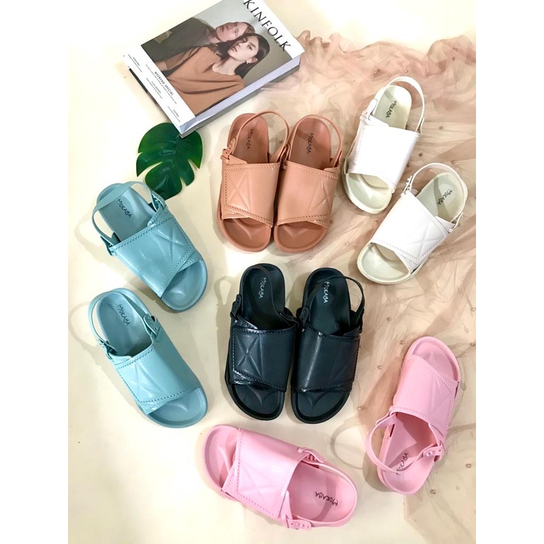 Sandal Slop Gesper Tebal Tali Let BEST SELLER Import Mokaya 1301-J