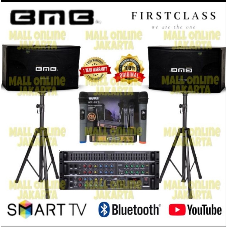 Paket karaoke bmb 12 inch Sound system outdoor indoor original