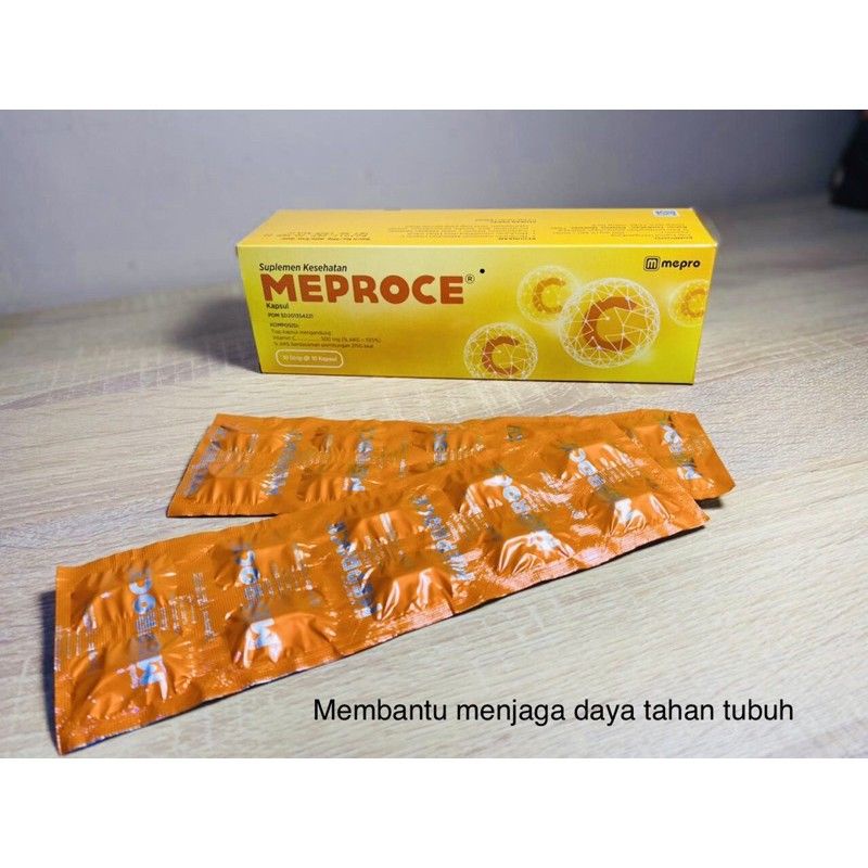 Meproce kapsul / Vitamin C suplemen kesehatan
