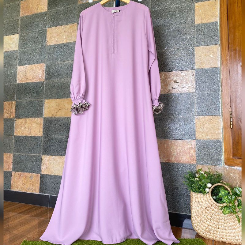 Rania abaya gamis polos wolfish s-xxxl