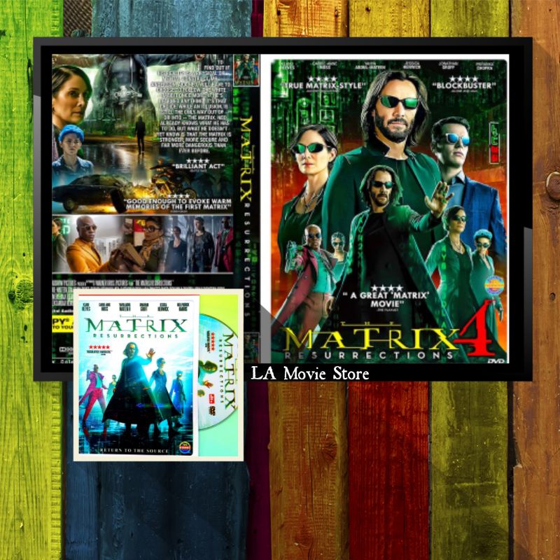 Kaset DVD The Matrix Resurrections (2021) HD Original - Kaset DVD Action Bioskop Terbaru Terlaris