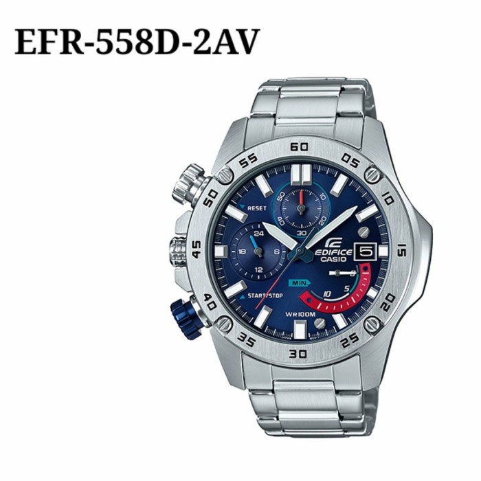 JAM TANGAN PRIA CASIO EDIFICE EFR-558 ORI BM