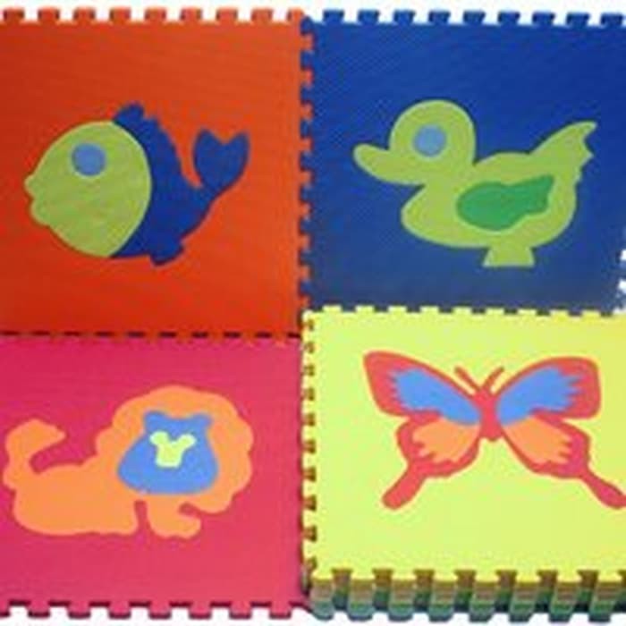 Puzzle Evamat - Matras Puzzle - Puzzle Lantai Karpet Puzzle Evamat Motif Hewan Produk Terbaik