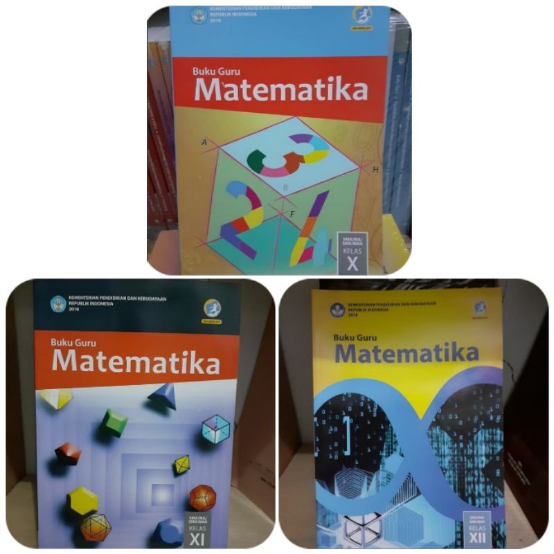 satu paket buku Guru matematika k13 kemendikbud kelas 10,11,12