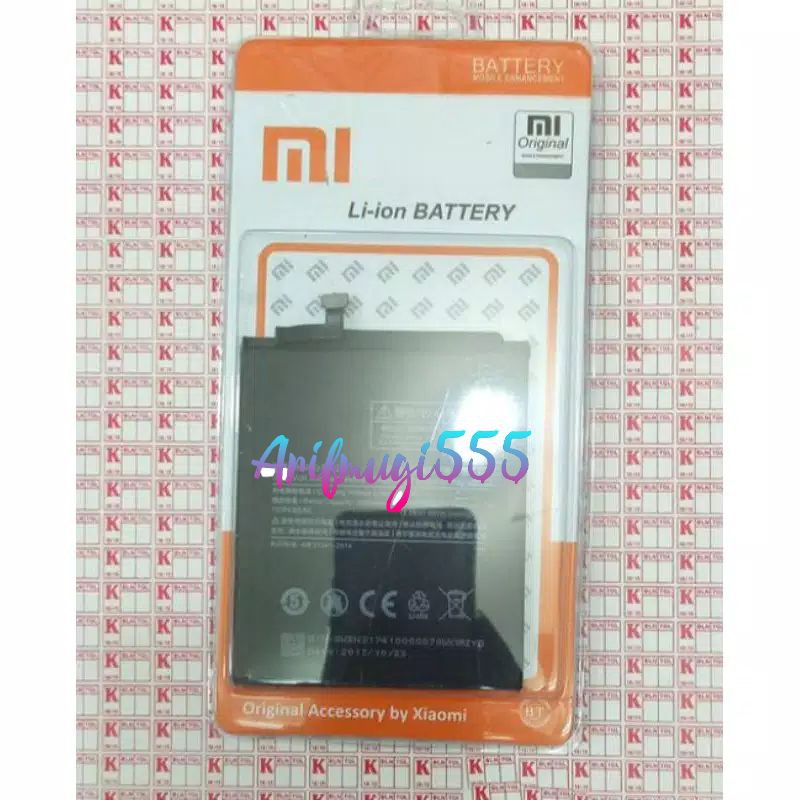 Battery Battray Batre Baterai Xiaomi Redmi Note 5A MI5X MIA1 MI5X MI A1 BN31 Original