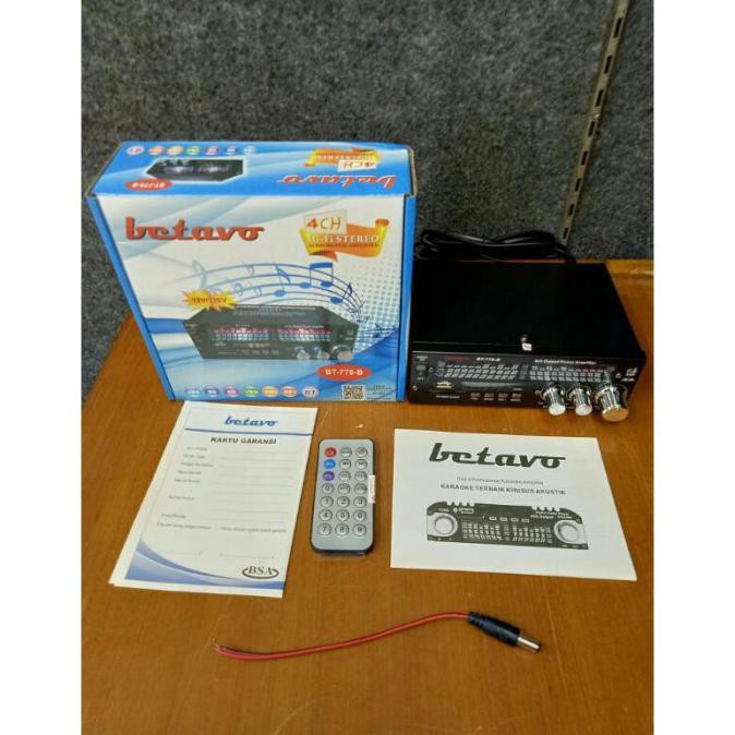 AMPLI MINI BETAVO BT 779 B BLUETOOTH AMPLIFIER MOBIL betavo BT-779-B