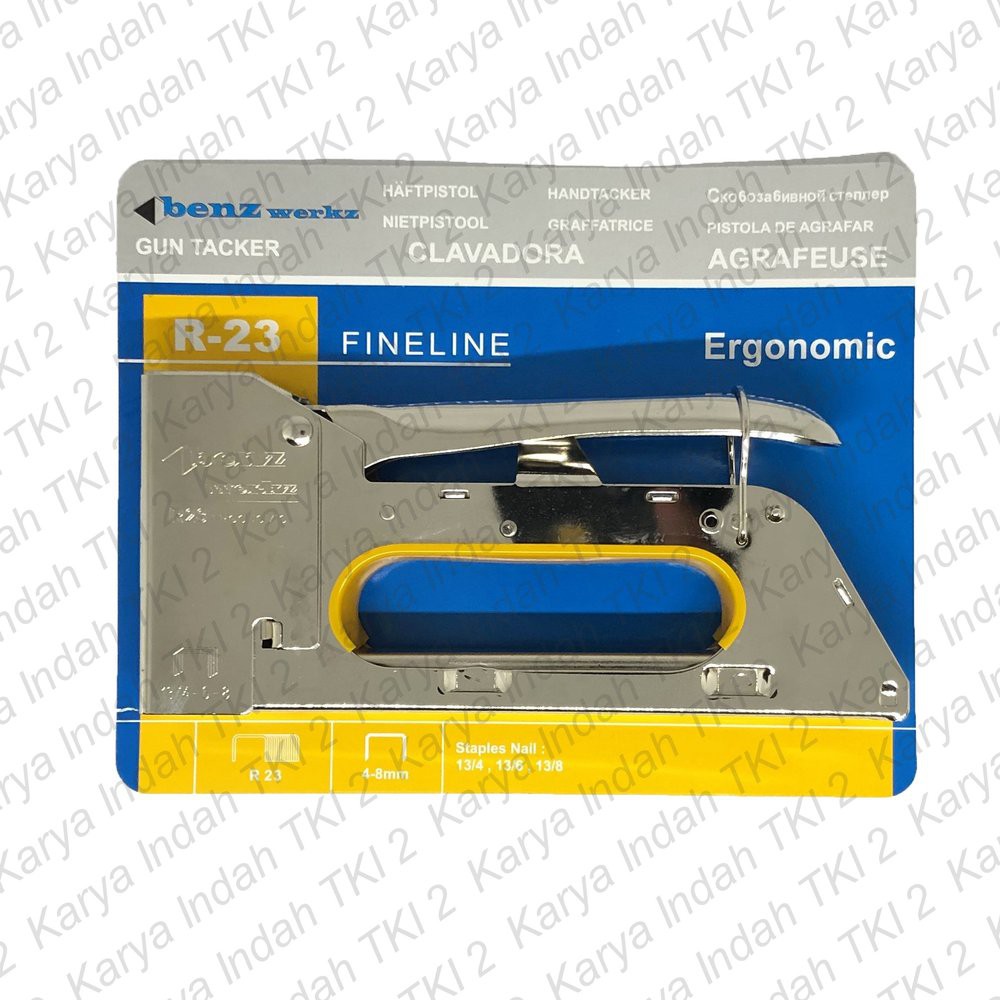 

Stapler Gun Rapide R23 Staples Tembak Ergonomic Jok Sofa R-23