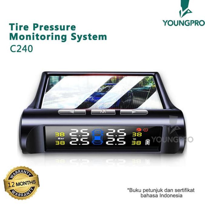 ( BISA COD ) GARANSI 12 BULAN YOUNGPRO C240 - SOLAR TPMS SOLAR YP C240 NEW Kode 588
