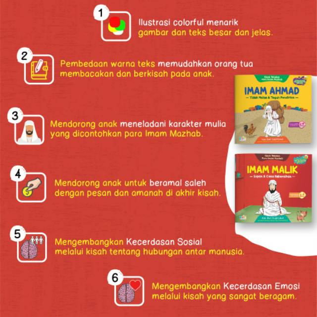 KISAH TELADAN PARA IMAM MADZHAB (BONUS VIDEO ANIMASI dan BUKU 30 HARI KEMENANGAN)