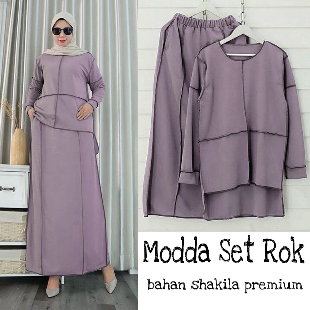 MODDA SETELAN SET ROK WANITA 04 PREMIUM SET