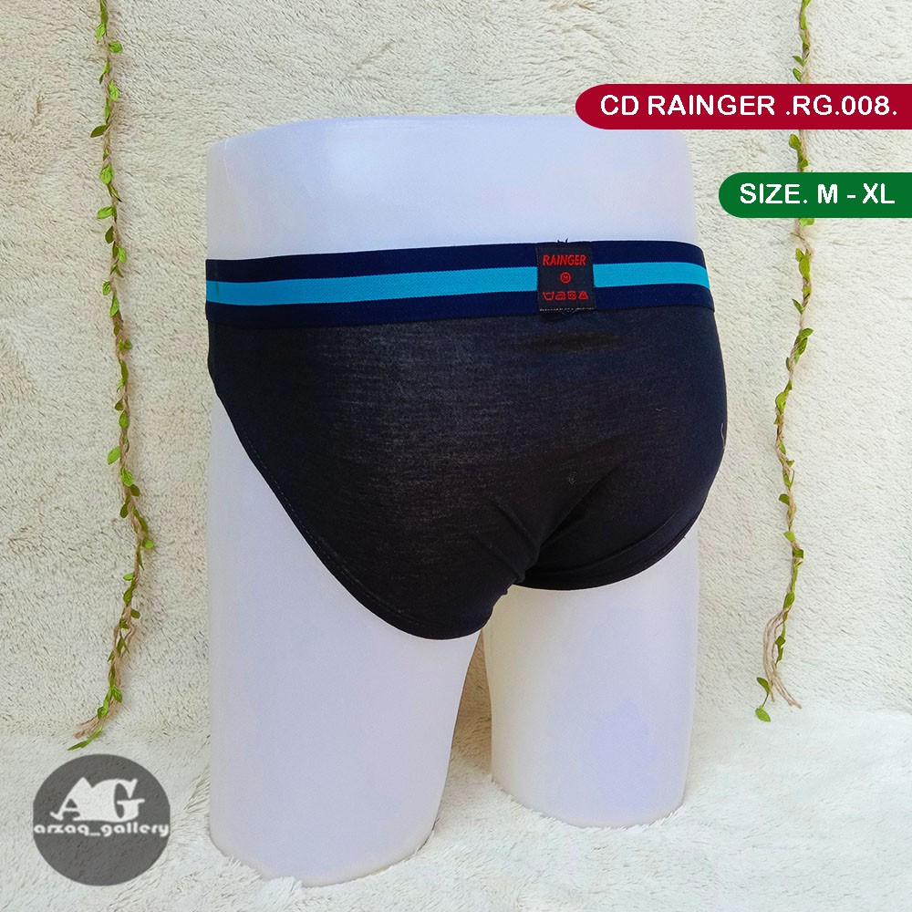 [ 3pc ] CD Rainger SEGITIGA RG 08 | Celana Dalam Pria Karet Tebal TOKO KL