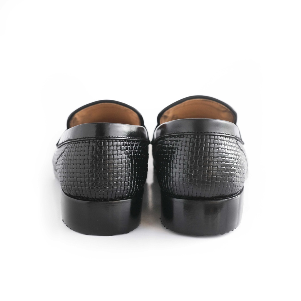 Sepatu Slip on pria - Winshor - Grande - Black - Mat edition