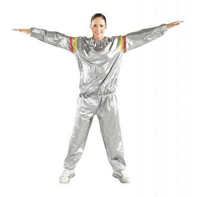Sauna Suit Jumbo Wanita Pria - Baju Sauna Pembakar Lemak - Baju Olahraga Wanita pria - Jaket Parasut Olahraga Wanita Pria - Jaket Jogging Pelangsing Badan-3
