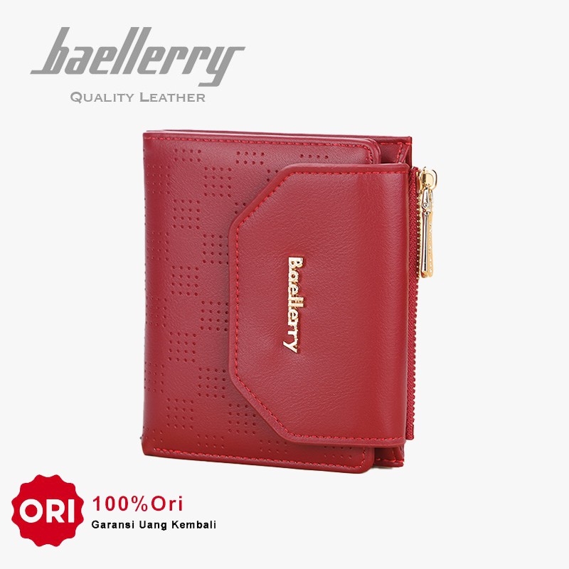 BAELLERRY N2357 Dompet Wanita Kecil Bahan Kulit PU Leather Premium WATCHKITE WKOS