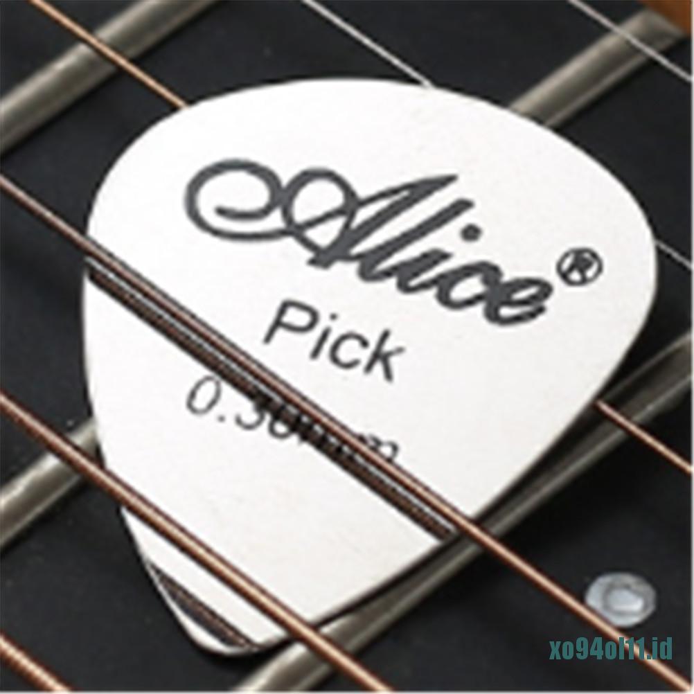 &lt; Xo94 &gt; Pick Gitar Bahan Metal Tipis 0.3mm Untuk Pemula / Profesional